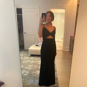 Black long dress